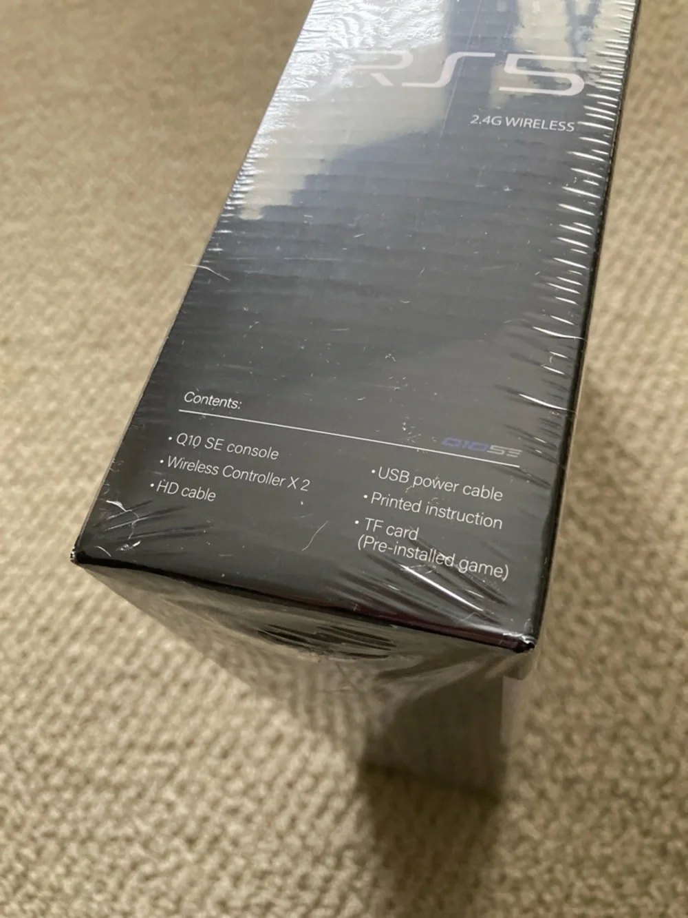 Gambr RS5 Gaming System 2.4G Wireless Game Q10 Console with Two Controllers NIB